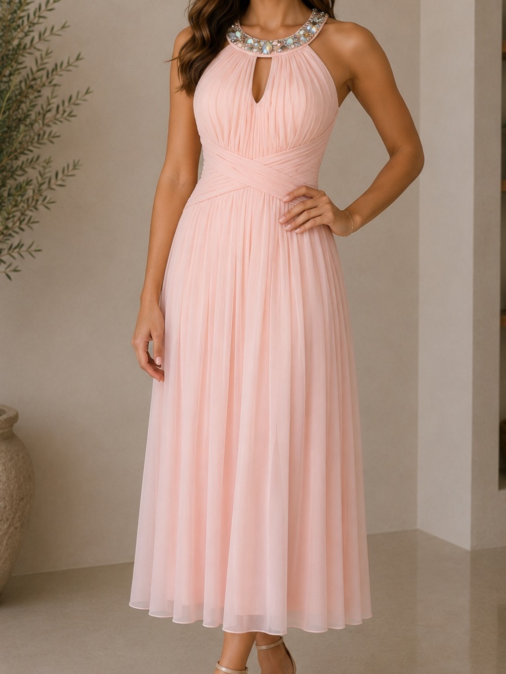 B Darlin Pink Formal Dress